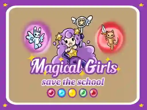 Spel Magical Girls Save the School aanlyn