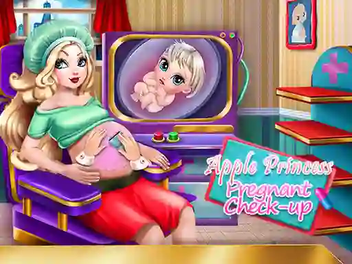 Spel Apple Princess Pregnant Check Up aanlyn