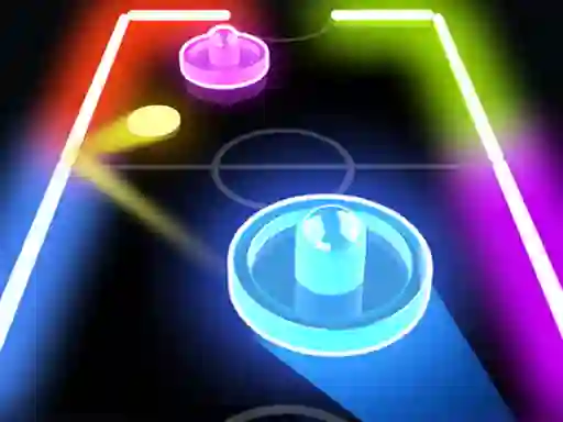Spel Glow Hockey HD aanlyn