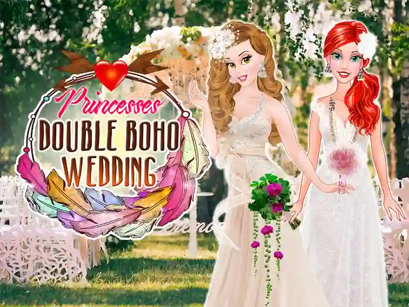 Spel Princesses Double Boho Wedding aanlyn