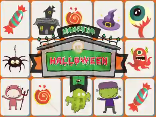 Spel Halloween Mahjong aanlyn