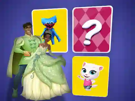 Spel The Princess and the Frog Memory Card Match aanlyn