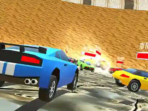 Spel Low Poly Smash Cars aanlyn