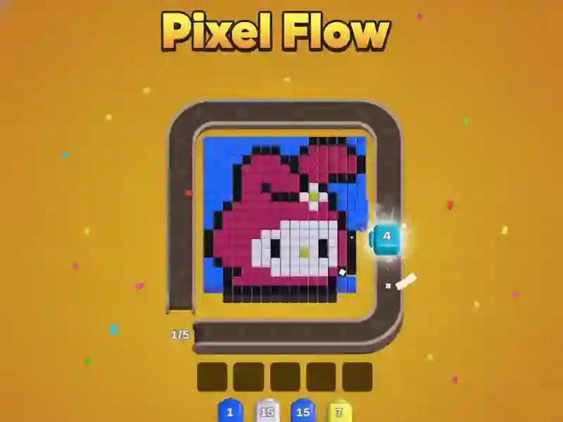 Spel Pixel Flow aanlyn