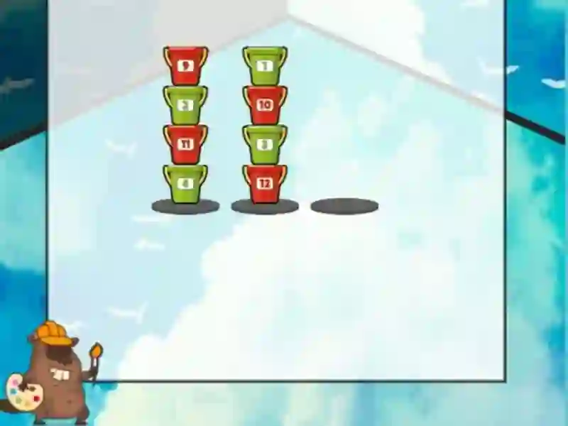 Spel Sort Buckets aanlyn