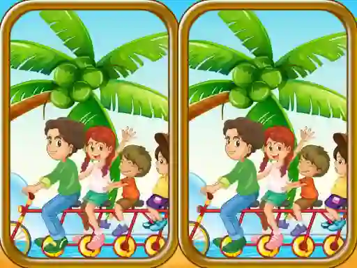 Spel Summer Beach Differences aanlyn