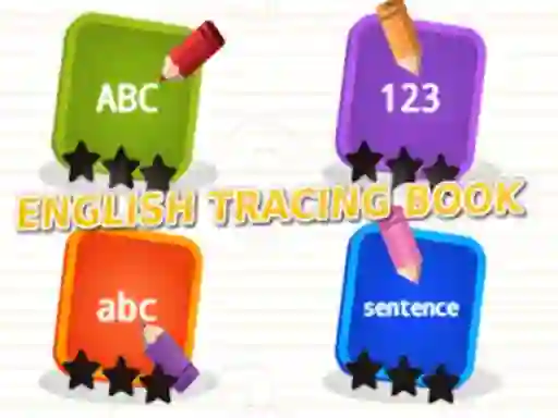 Spel English Tracing Book aanlyn