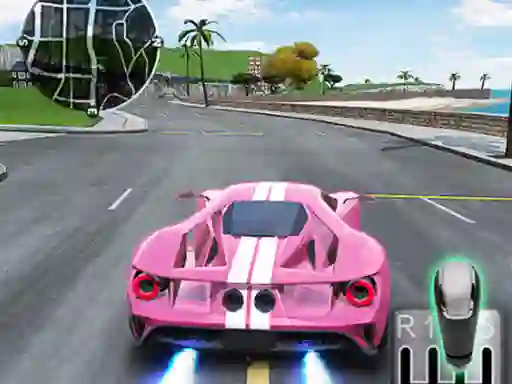 Spel Traffic Zone Car Racer aanlyn