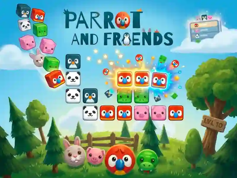 Spel Parrot and Friends aanlyn
