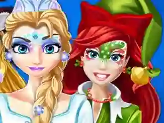 Spel Christmas Face Painting aanlyn