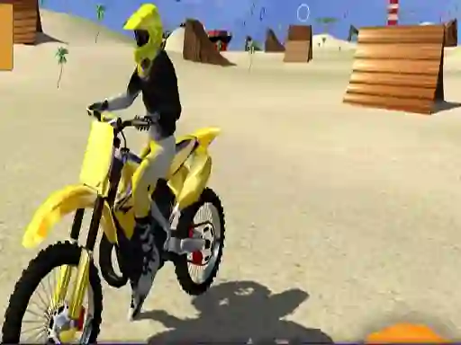 Spel Motor Cycle Beach Stunt aanlyn