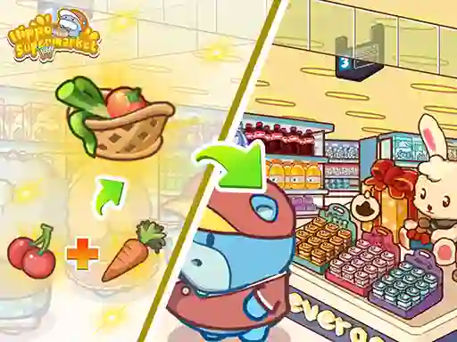 Spel Hippo Supermarket aanlyn