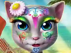 Spel Kitty Beach Makeup aanlyn