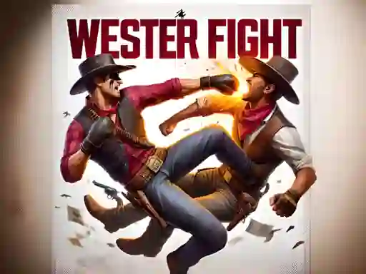 Spel Western Fight aanlyn