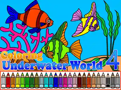 Spel Coloring Underwater World 4 aanlyn