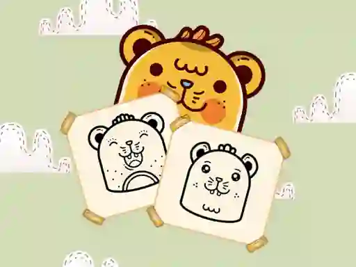 Spel Happy Hamster Coloring aanlyn