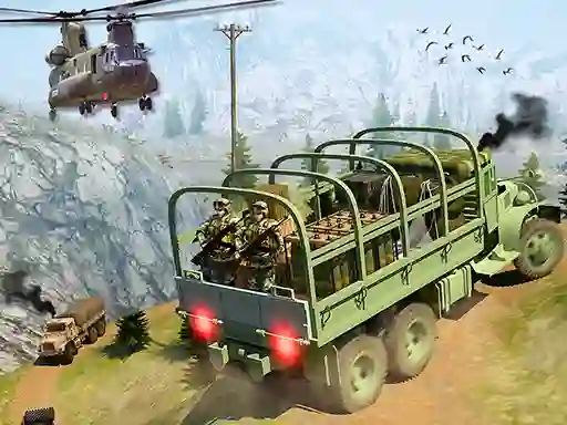 Spel Army Cargo Transport Driving aanlyn