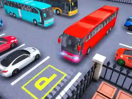 Spel Real Bus Parking Pick and Drop aanlyn