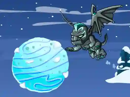 Spel Ice Ball Run aanlyn
