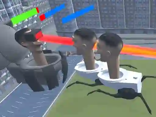 Spel Merge Toilet Skib Fight aanlyn
