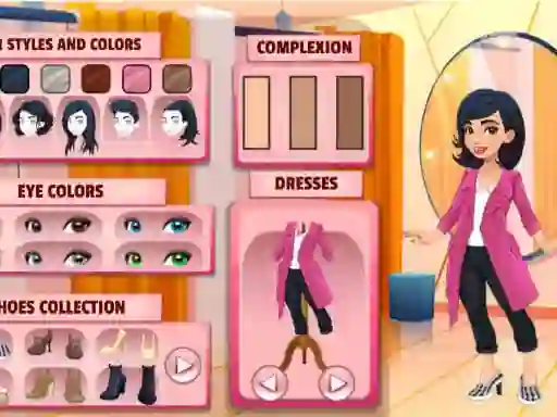 Spel Girl Dressup Deluxe aanlyn