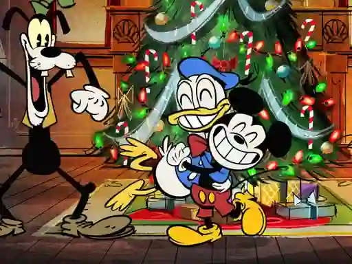 Spel Preparing Mickey For Christmas Match 3 aanlyn