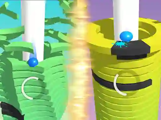 Spel Stack Ball Helix aanlyn