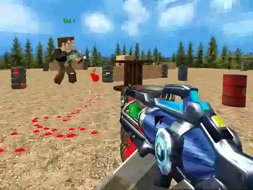 Spel Paintball Fun Shooting Multiplayer aanlyn