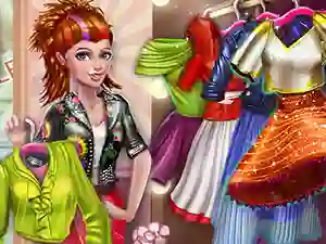 Spel Sery Shopping Day Dolly Dress Up aanlyn