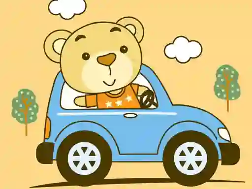 Spel Little Cute Vehicles Match 3 aanlyn