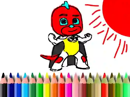 Spel Back To School: Mask Boy Coloring aanlyn