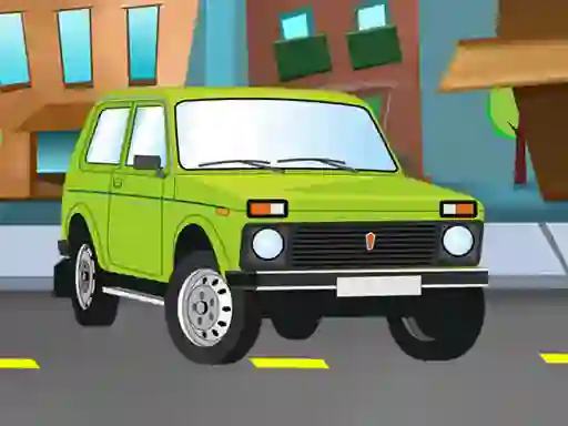 Spel Russian Cars Differences aanlyn