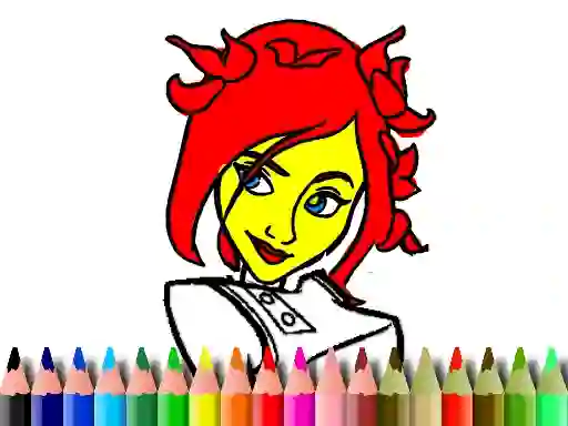 Spel Back To School: Cute Girl Coloring aanlyn