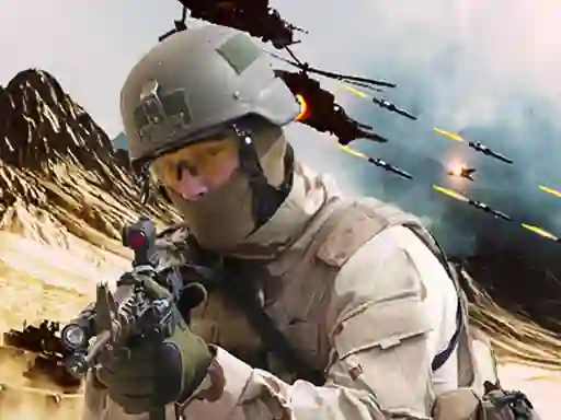 Spel Modern Commando Combat aanlyn