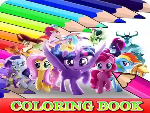Spel Coloring Book for My Little Pony aanlyn