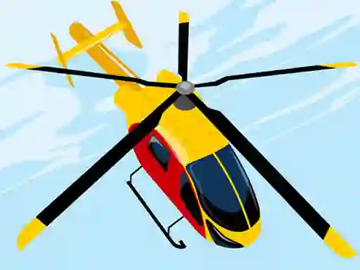 Spel Dangerous Helicopter Jigsaw aanlyn