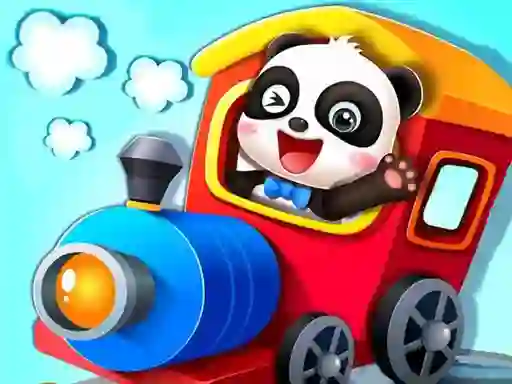 Spel Baby Panda Train Driver aanlyn