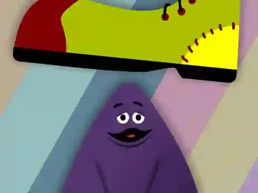 Spel Grimace vs giant clown shoes aanlyn