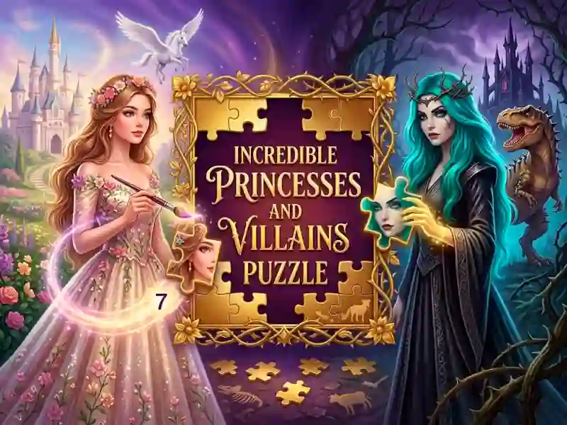 Spel Incredible Princesses and Villains Puzzle aanlyn