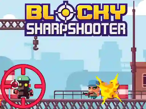 Spel Blocky Sharpshooter aanlyn