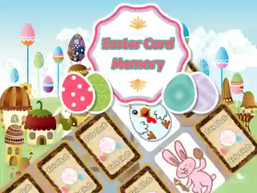 Spel Easter Card Memory aanlyn