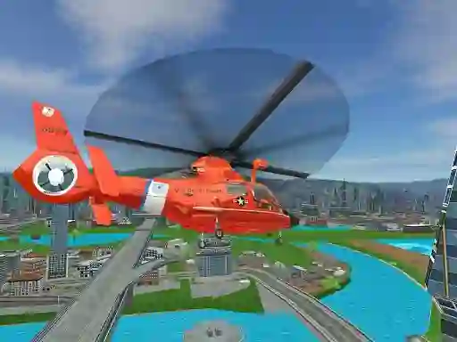 Spel 911 Rescue Helicopter Simulation 2020 aanlyn