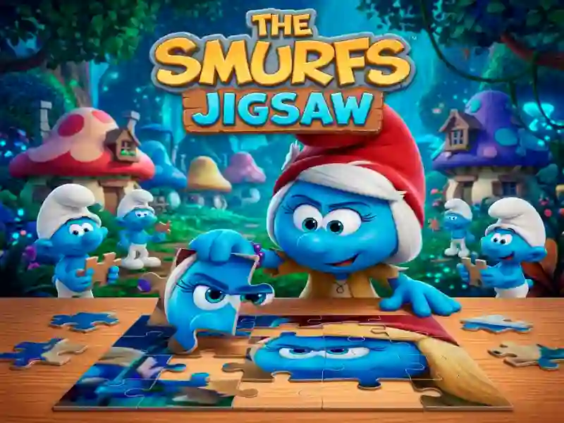 Spel The Smurfs Jigsaw aanlyn