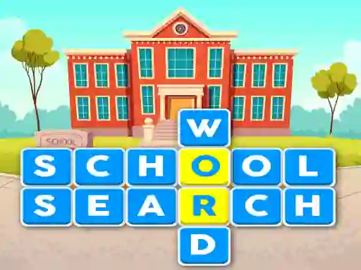 Spel School Word Search aanlyn