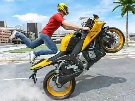 Spel Motorcycle Simulator Offline aanlyn