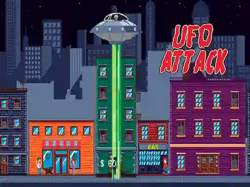 Spel UFO Attack aanlyn