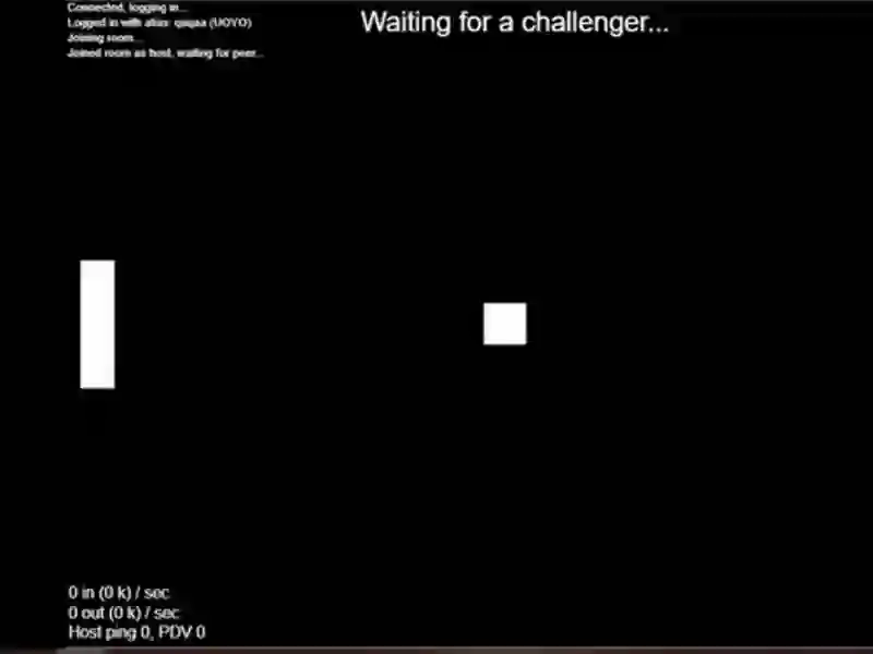 Spel Multiplayer Pong aanlyn