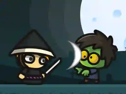 Spel Samurai VS Zombies aanlyn