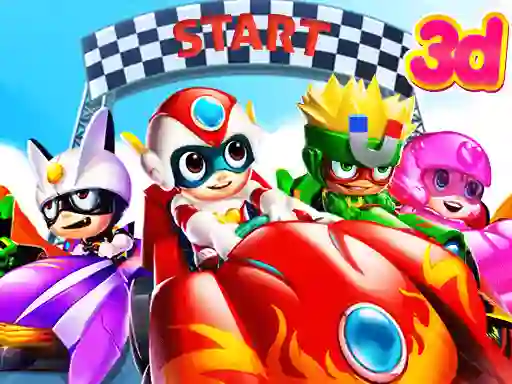 Spel Cartoon Racing 3D aanlyn