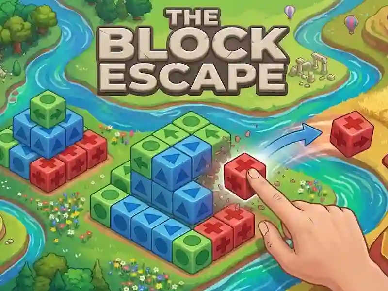 Spel The Block Escape aanlyn